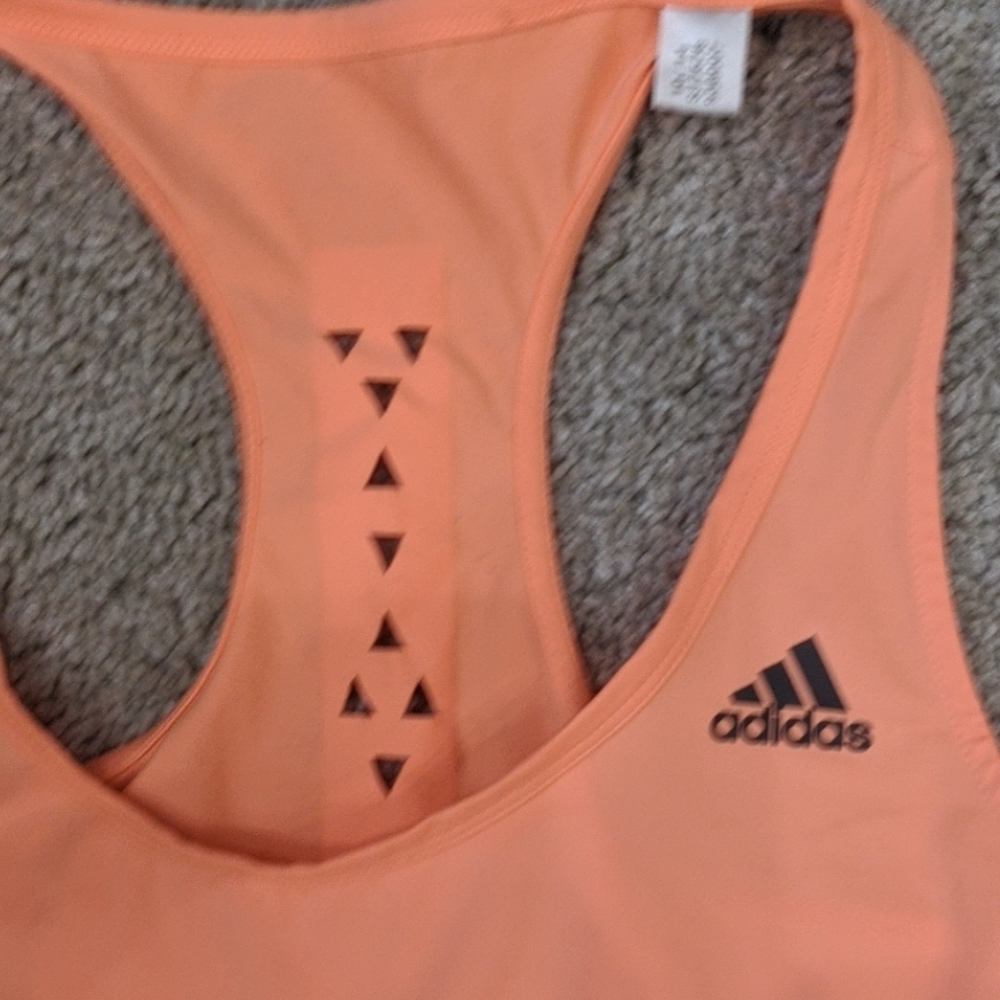 Adidas orange top